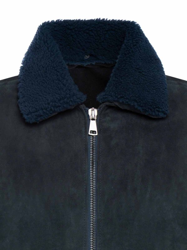 The Best Shops FRANZESE COLLECTION: ボンバージャケット - ボンバージャケット - ブルー