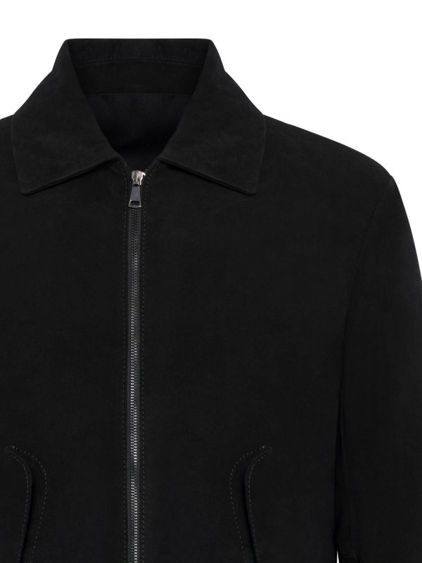The Best Shops FRANZESE COLLECTION: レザージャケット - レザージャケット - 黒