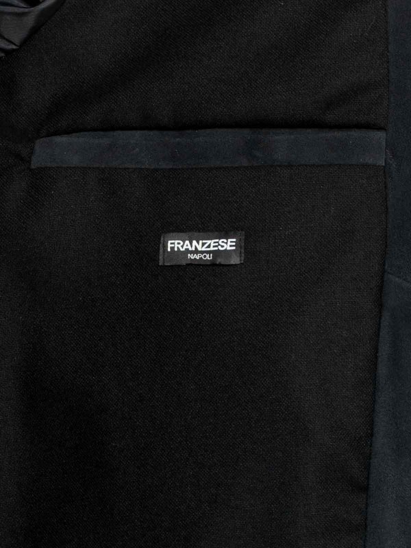 レザージャケット - 黒 shop online: FRANZESE COLLECTION