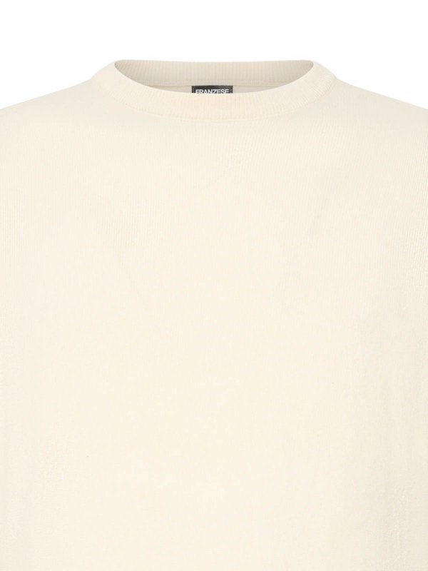 The Best Shops FRANZESE COLLECTION: クルーネック - クルーネック - クリーム
