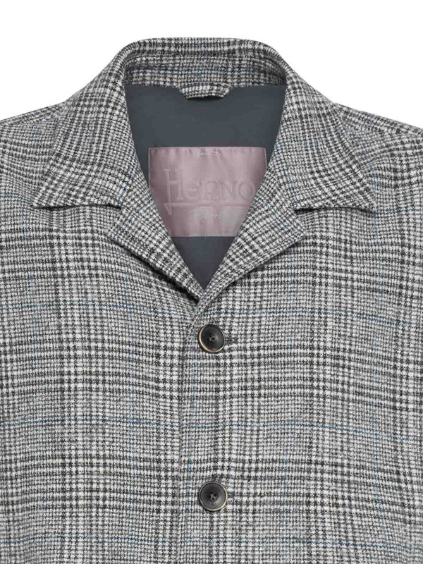 The Best Shops HERNO: blazers - Grey Single-Breasted Blazer