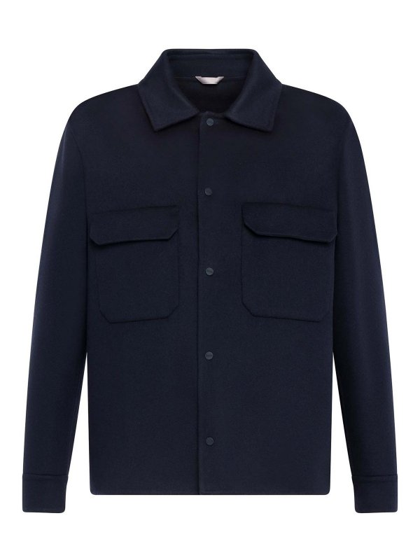 HERNO: Chaquetas casual - Chaqueta Casual - Azul
