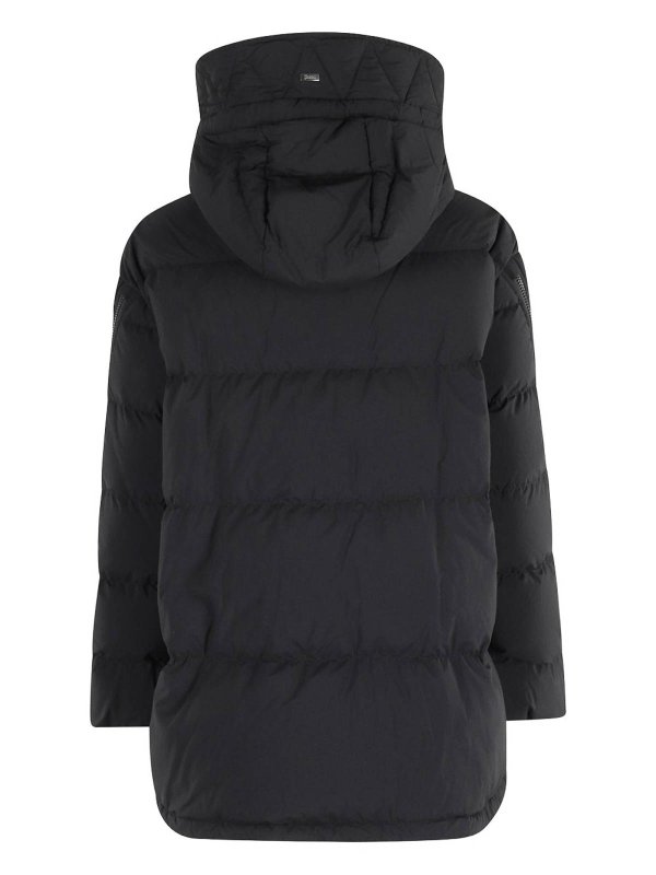 HERNO: padded jackets online - Shape Hooded Down Jacket
