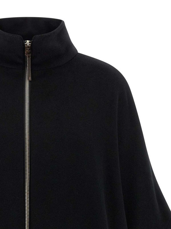 膝丈コート - 黒 shop online: HERNO