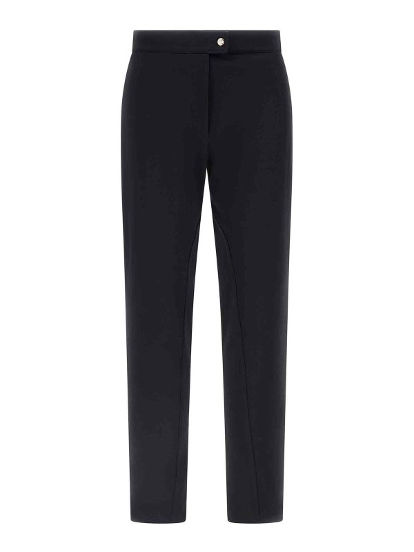 HERNO: Pantalons casual - Pantalons Décontractés - Noir