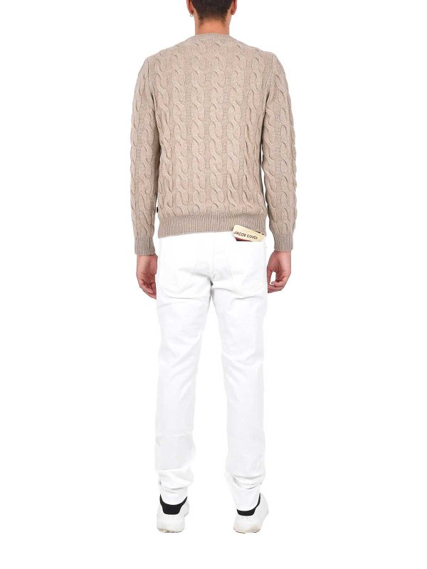 The Best Shops JACOB COHEN: クルーネック - クルーネック - ベージュ