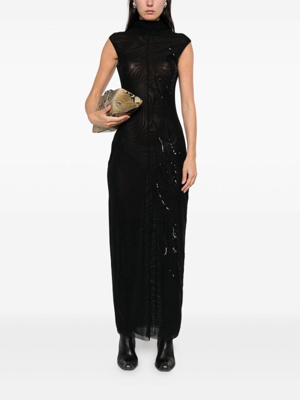 JEAN PAUL GAULTIER: maxi dresses online - The Long Sequ