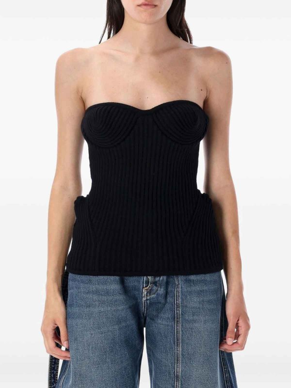 JEAN PAUL GAULTIER: トップス＆タンクトップ online - トップ/タンクトップ - 黒