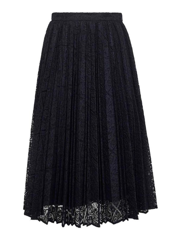 Max Mara: Faldas media pierna y semilargas - Falda Semilarga - Azul