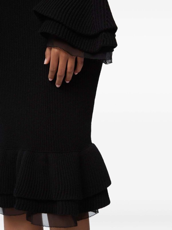 NINA RICCI buy online 膝丈/ミディスカート - 黒