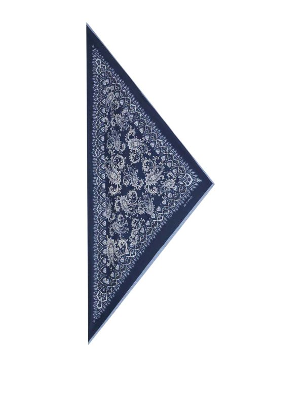 ETRO: Écharpes - Écharpe - Bleu