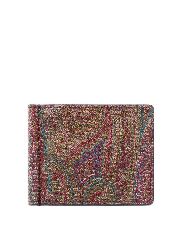 ETRO: 財布＆ポーチ - 財布 - ブラウン