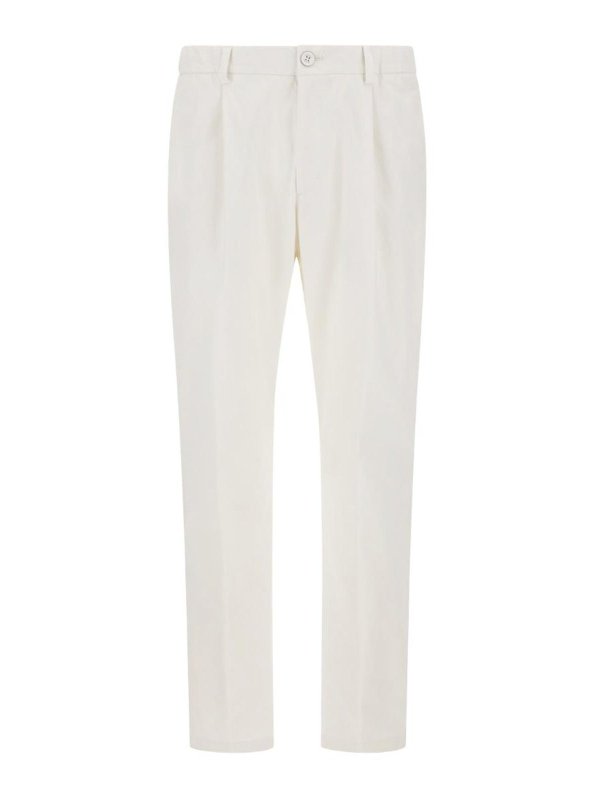 HERNO: casual trousers - Stretch Twill Trousers