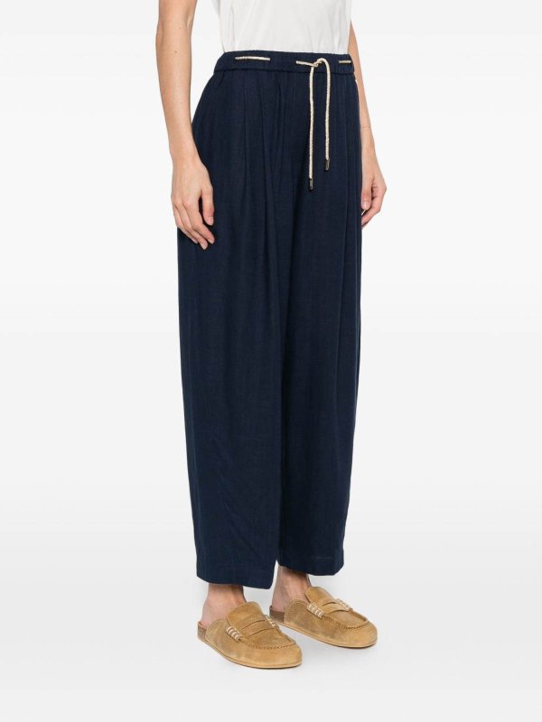 Pantalons Décontractés - Bleu shop online: HERNO