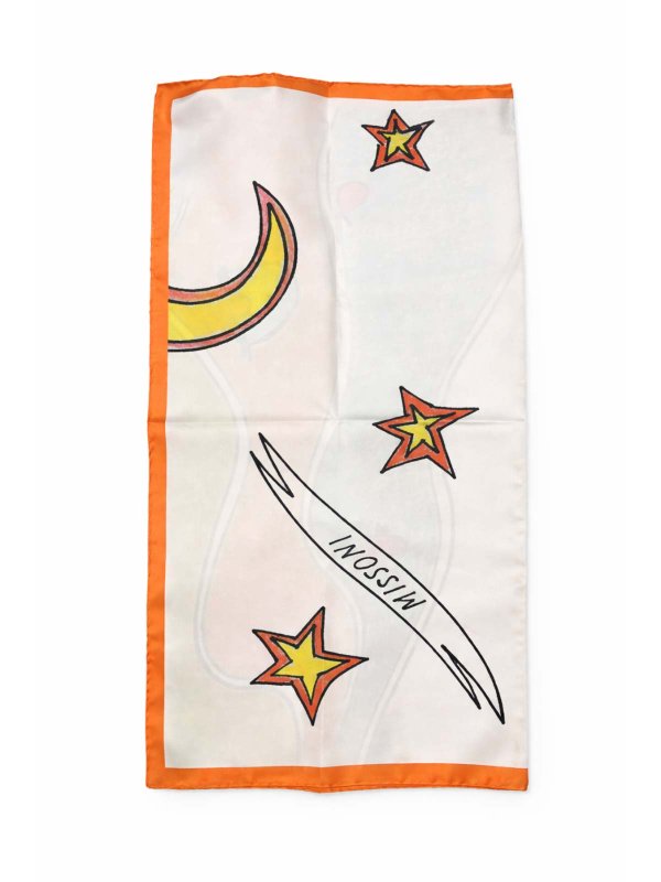 MISSONI: ties & bow ties online - Multicolor Silk Pocket Square