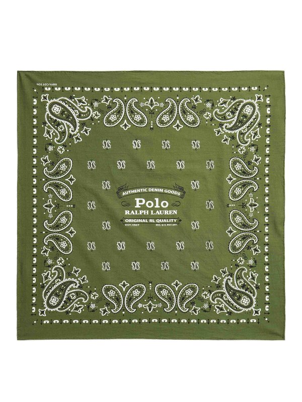 POLO RALPH LAUREN: Bufandas y pañuelos - Bufanda - Verde