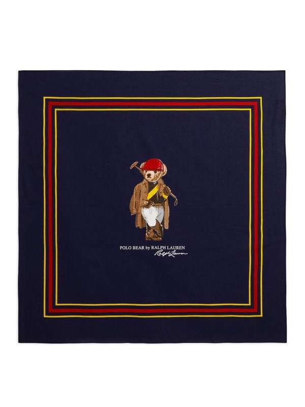 POLO RALPH LAUREN: Bufandas y pañuelos - Bufanda - Azul