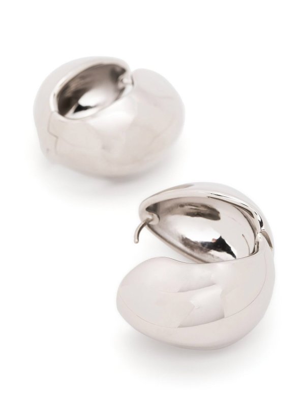 The Best Shops COPERNI: Earrings - Shaped Logo Hoop Earrings