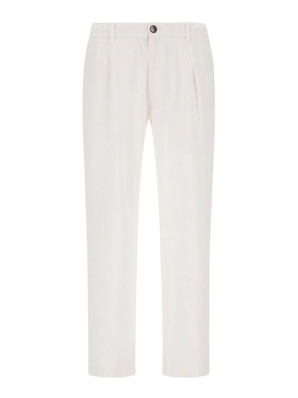 HERNO: pantaloni casual - Pantaloni Bianchi