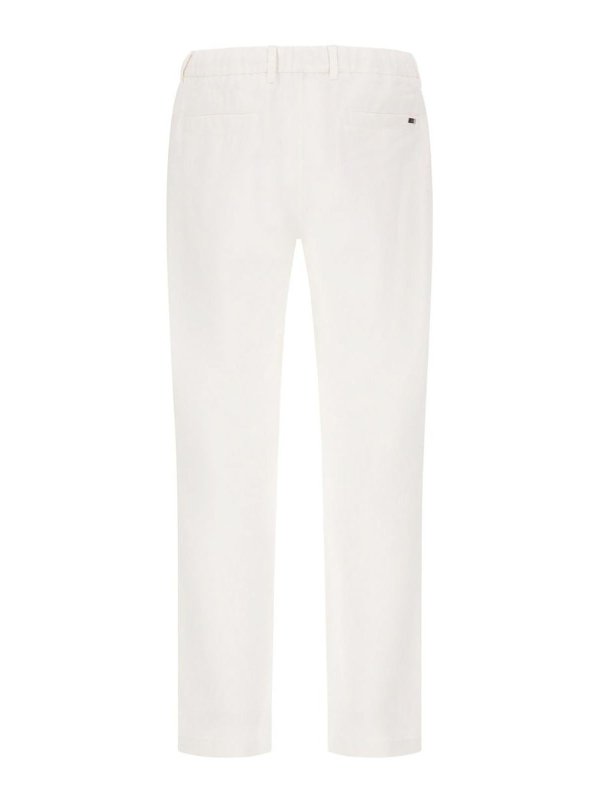 HERNO: pantaloni casual online - Pantaloni Bianchi