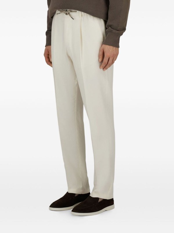 HERNO: Pantalons casual online - Pantalons Décontractés - Blanc