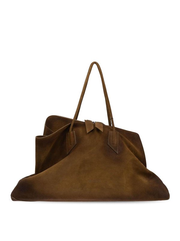 The Attico: Sacs à main - Sac Cabas - Vert