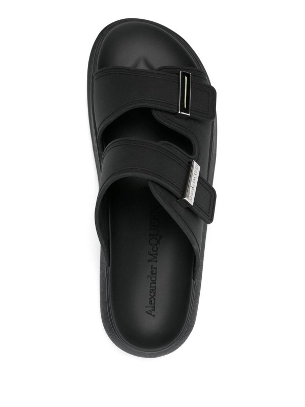 サンダル - 黒 shop online: ALEXANDER MCQUEEN