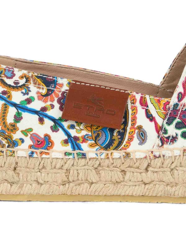 Espadrilles - Blanc shop online: ETRO