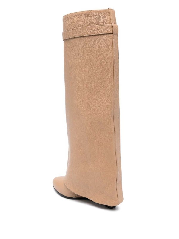 The Best Shops GIVENCHY: boots - Shark Lock Beige Full Gra