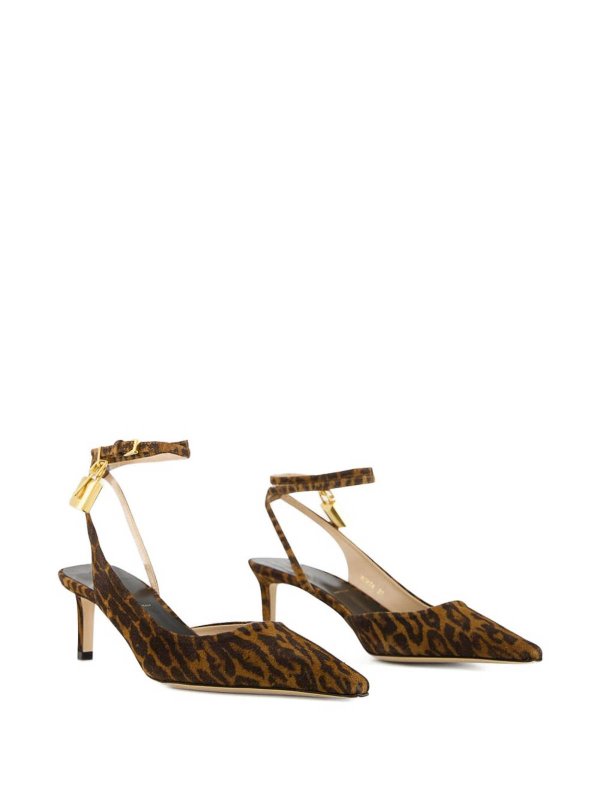 TOM FORD: sandals online - Padlock Slingback
