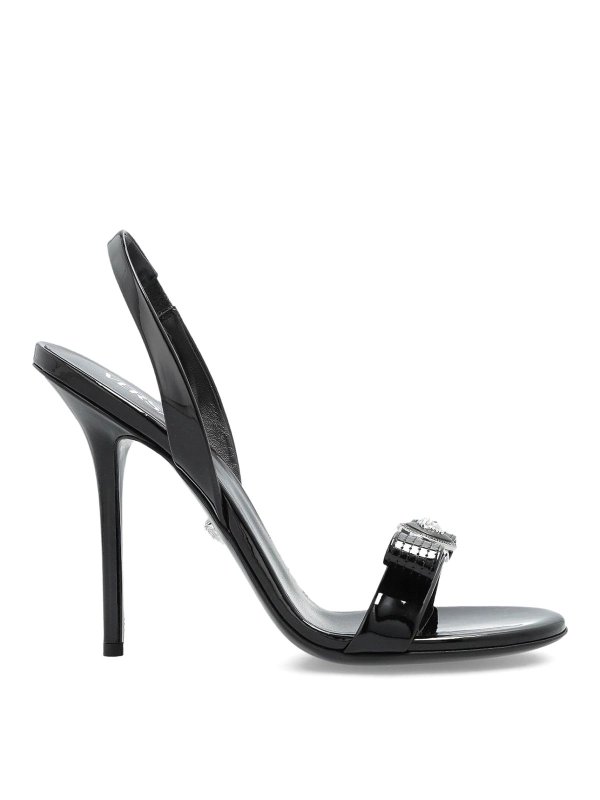 VERSACE: Sandales - Sandales - Noir