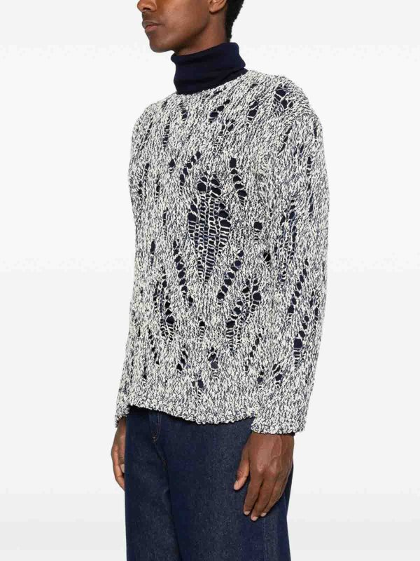The Best Shops AMARANTO: Pull col rond - Pull Col Rond - Blanc