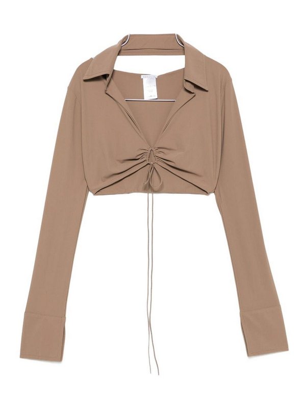 AMAZUÌN: Tops & Débardeurs - Top - Marron