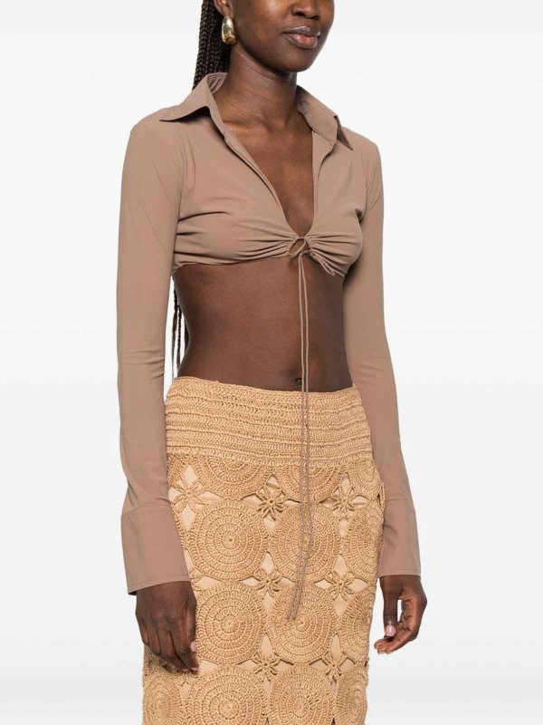 AMAZUÌN: Tops & Débardeurs online - Top - Marron
