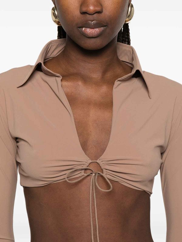 The Best Shops AMAZUÌN: Tops & Débardeurs - Top - Marron