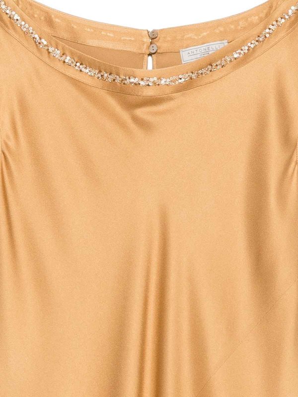 The Best Shops ANTONELLI FIRENZE: ニーレングスドレス - 膝丈ドレス - イエロー