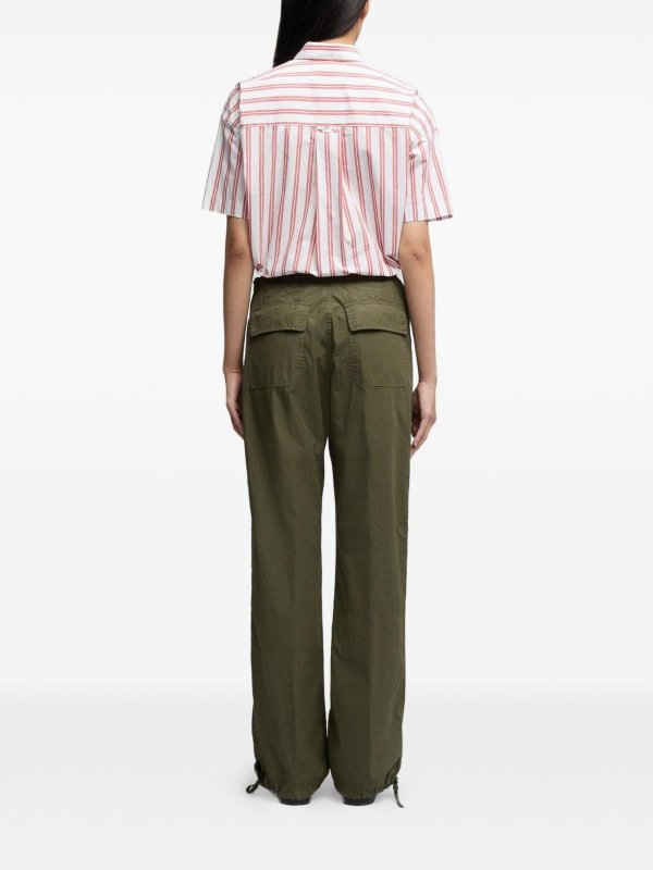 The Best Shops ASPESI: camicie - Camicia in cotone a righe rosse e bianche