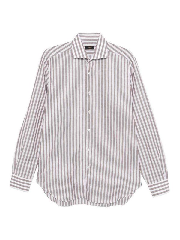 BARBA: camicie - Camicia a righe verticali