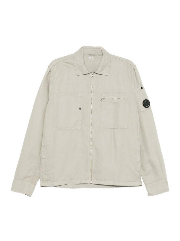 C.P. COMPANY: camicie - Giacca camicia con zip