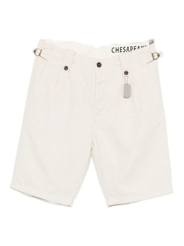 CHESPEAKE: トラウザーショーツ - ショートパンツ - クリーム