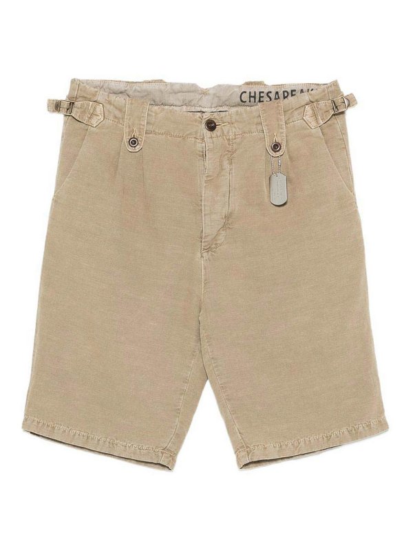 CHESPEAKE: トラウザーショーツ - ショートパンツ - ベージュ