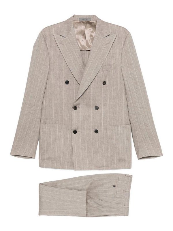 CORNELIANI: Blazer - Blazer - Beige