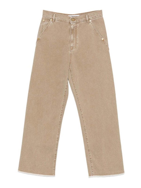 DARKPARK: Jeans Rectos - Vaqueros Rectos - Camel