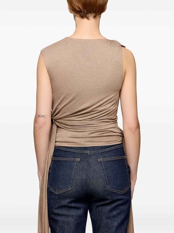 The Best Shops GANNI: Tops & Débardeurs - Top - Beige