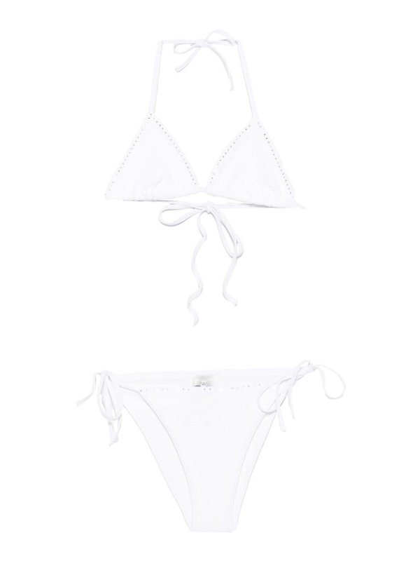HUNZA G: Bikini - Bikini - Weiß