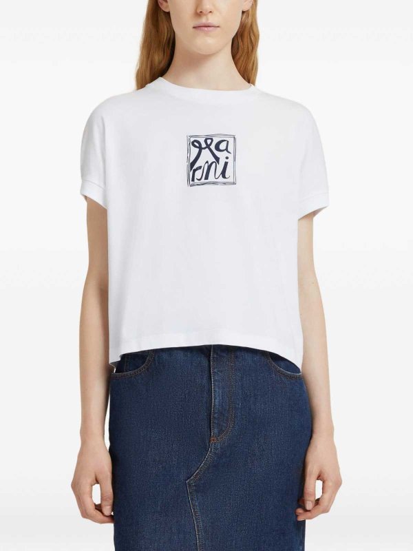 Marni: Camisetas online - Camiseta - Blanco
