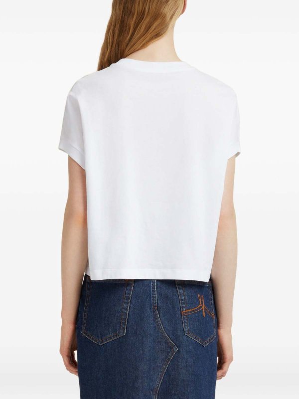 The Best Shops Marni: Camisetas - Camiseta - Blanco