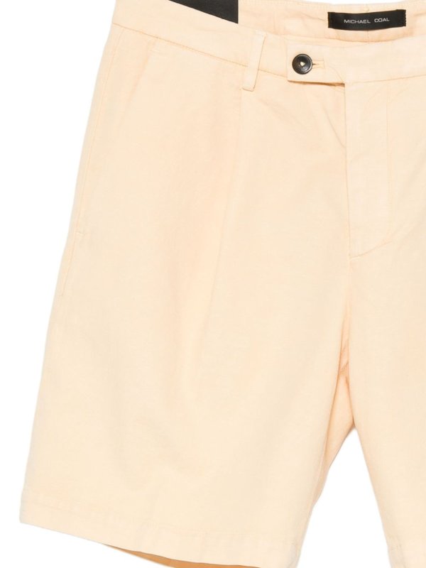 The Best Shops MICHAEL COAL: pantaloni shorts - Shorts giallo burro