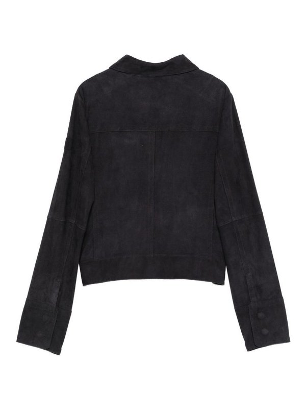 The Best Shops PEUTEREY: Lederjacken - Lederjacke - Blau