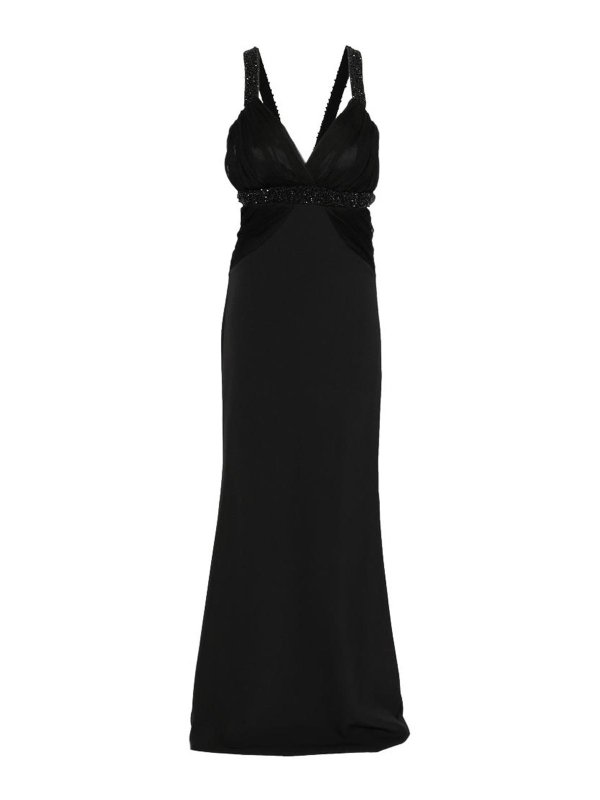 PRONOVIAS: イブニングドレス - イブニングドレス - 黒
